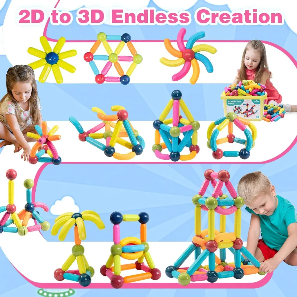 Magnetic Building Blocks (36 Pcs)  6.webp