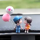 Cute Cartoon Couple for Car Dashboard or Home 1.webp