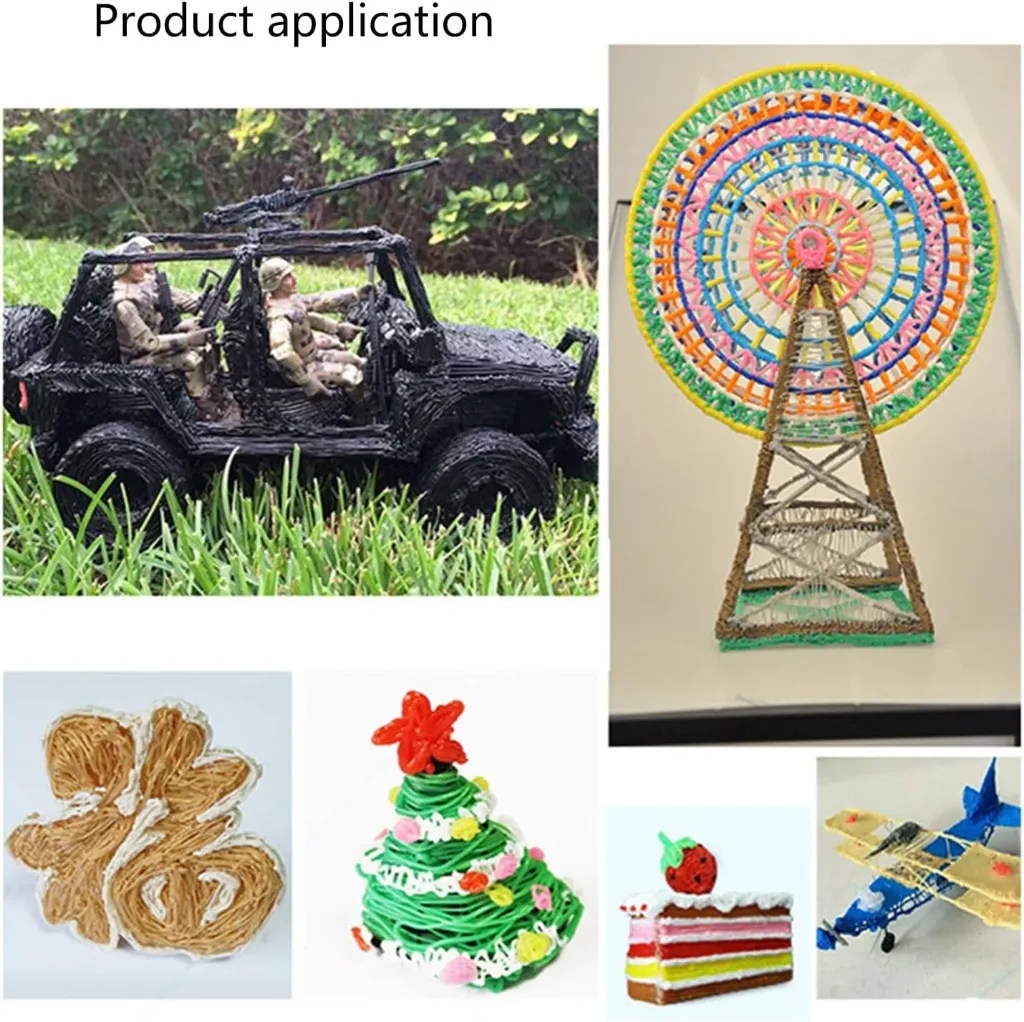 PLA Wires Filament Refills for 3D Printing Pen (10 Pcs Set) 2.webp