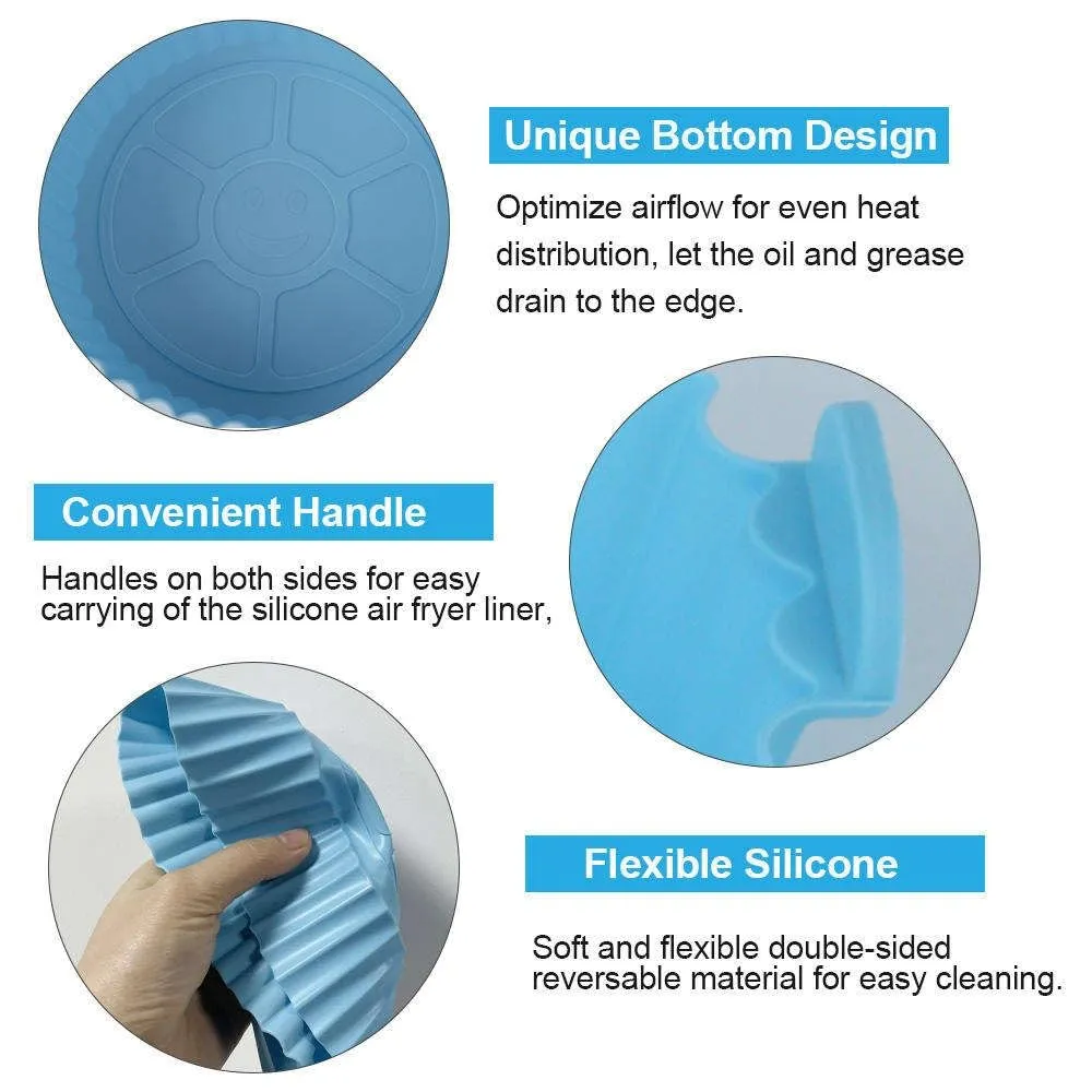 Air Fryer Silicone Liners – 6 Pcs 4.webp