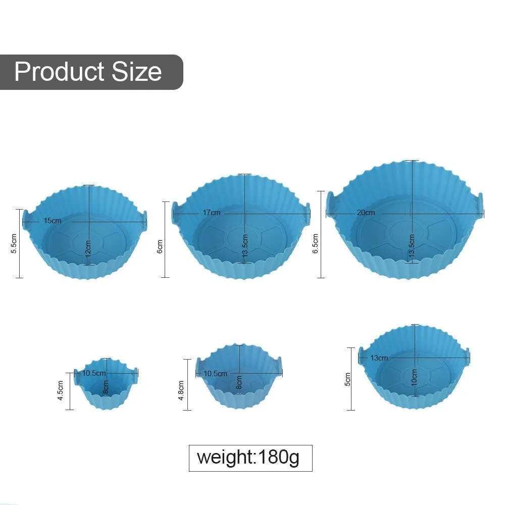 Air Fryer Silicone Liners – 6 Pcs 5.webp