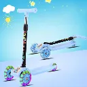 Foldable Scooter Cycle with LED Light Wheels and Height Adjustable Handle for Boys & Girls (Random Color) 2.webp