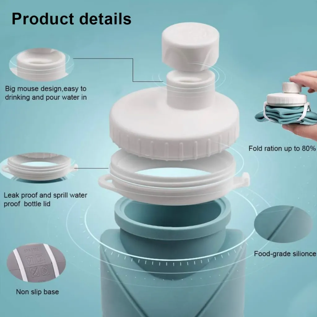 Folding Silicone Water Bottle 5.webp