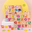 Wooden ABCD or 1234 Learning Board for Kids  6.webp
