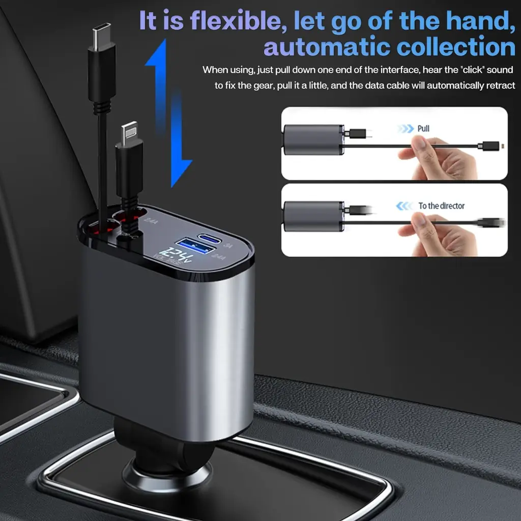 Retractable 4 in 1 Car Charger 4.webp