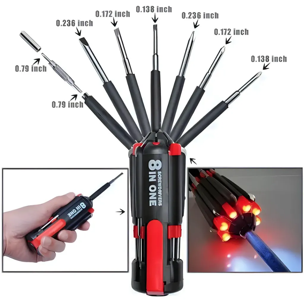 8 in 1 Screwdriver Set with LED Light 4.webp
