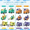 Transformable Cars Set (4 Pcs) 2.webp