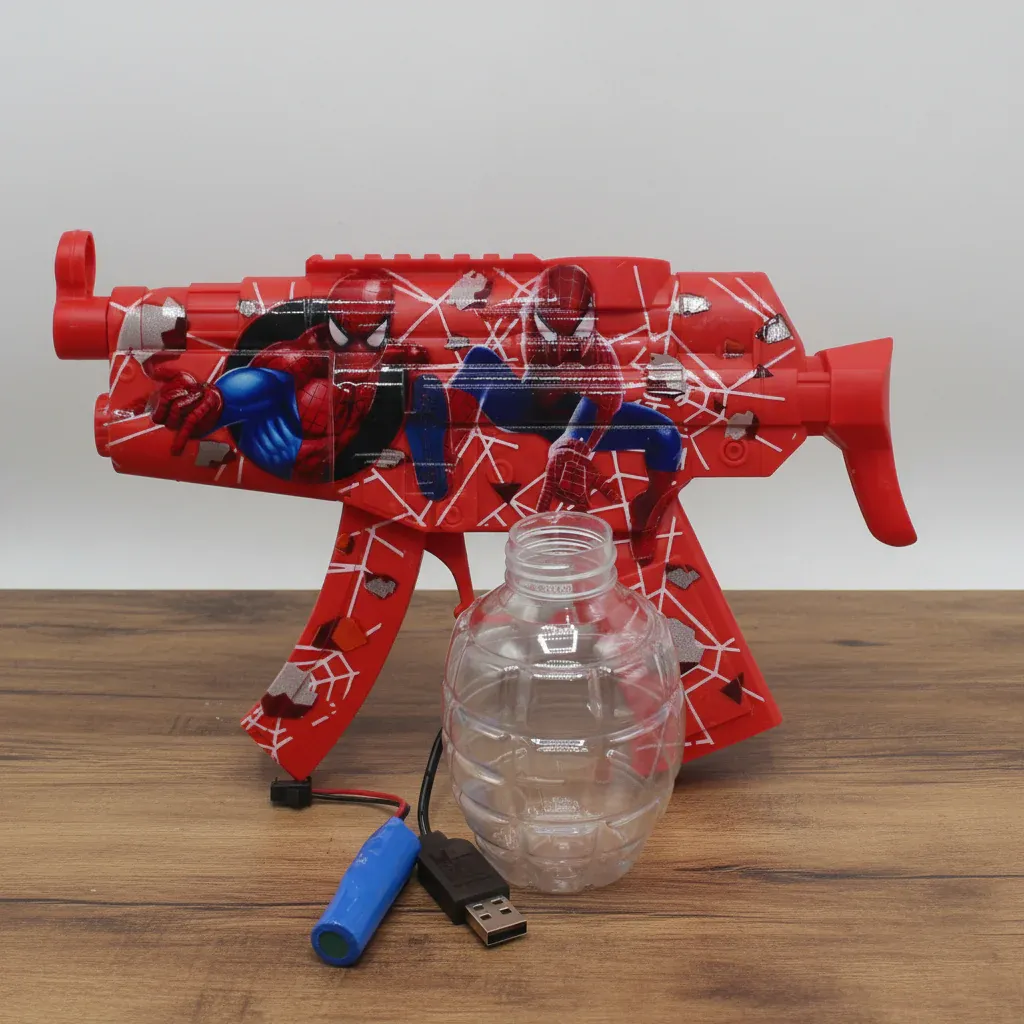 Rechargeable Spider Man Theme Water Gun Pichkari 2.webp