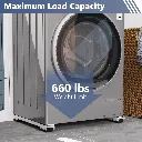 Adjustable Heavy Duty Appliance Roller Stand with Lifting Tool for Washing Machine & Refrigerator (2 Pcs) 5.webp