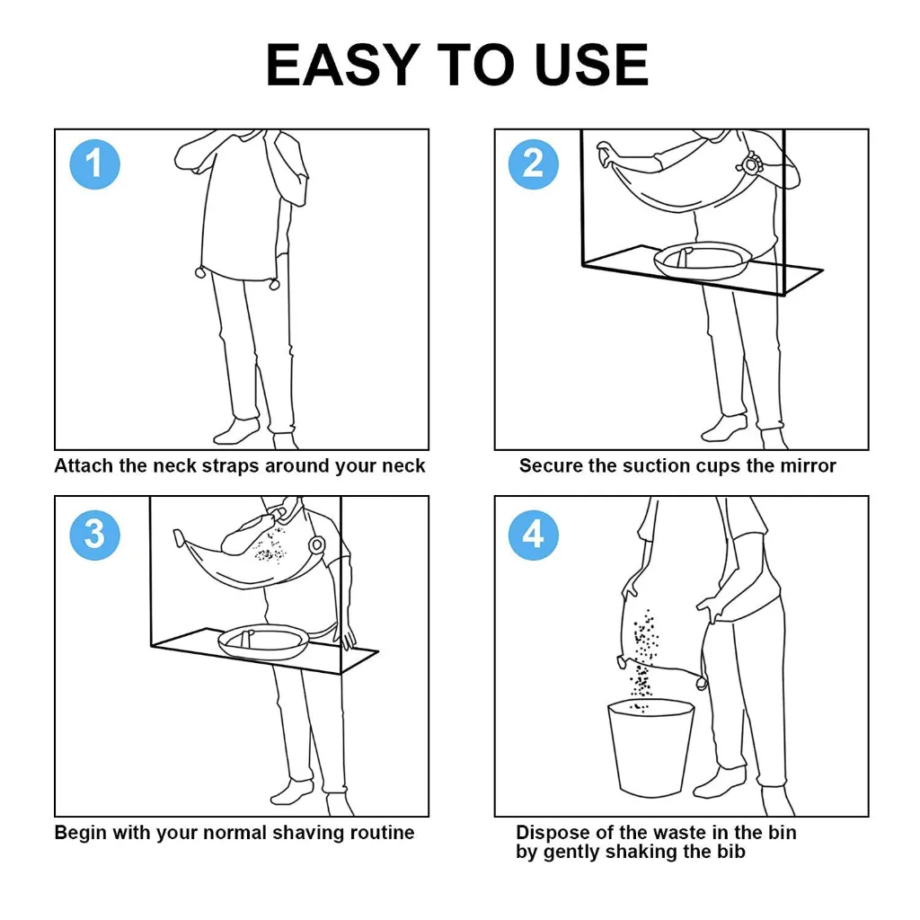 Beard Shaving Apron for Men 4.webp