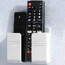 Wall Mounted Mobile Holder with Charging Port  Remote Storage Case 2.webp