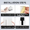 Wall Mounted Mobile Holder with Charging Port  Remote Storage Case 3.webp