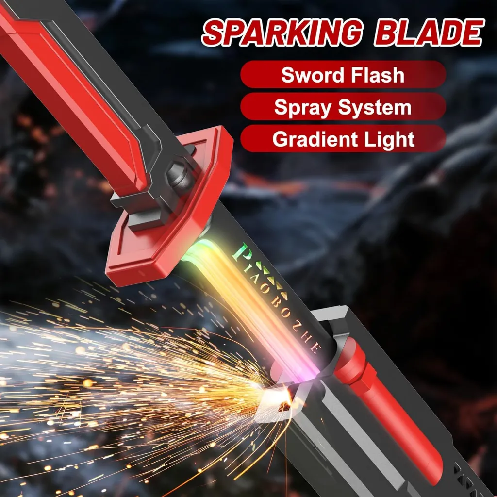 LED Toy Sword with Smoke & Spark Effects 6.webp