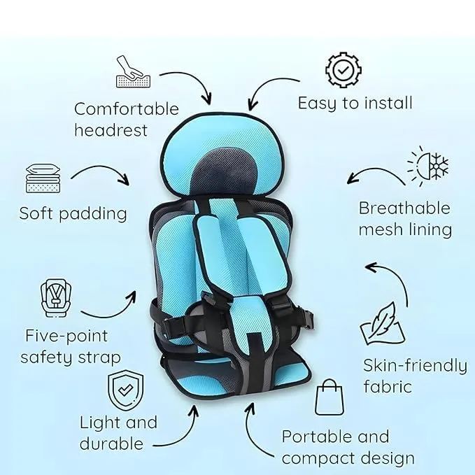 Baby Car Seat Cushion with Safety Belt 43.webp