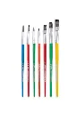 DOMS Colourmate Synthetic Paint Brush Set (Flat & Round, Pack of 7) 2.webp