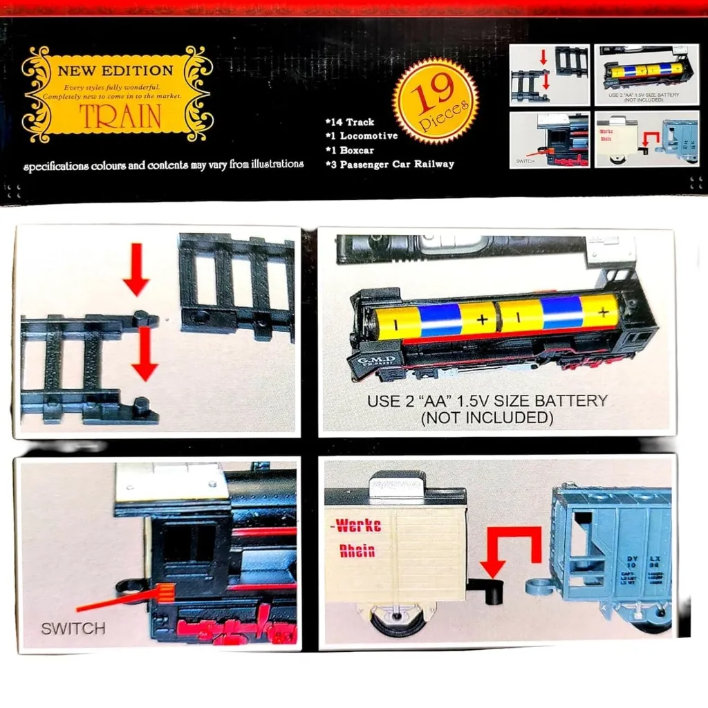 Electric Train Set for Kids (19 Pieces) 4.webp