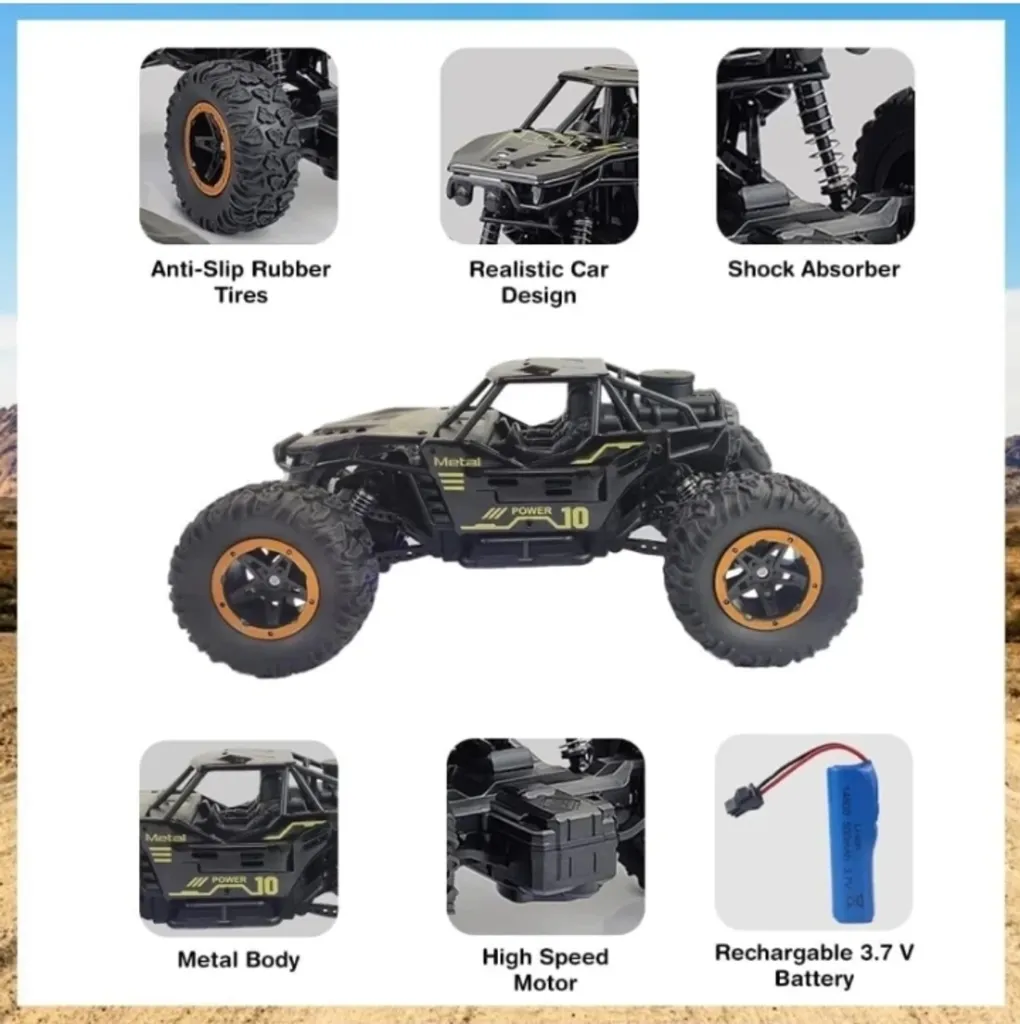 Remote Control Car (Rock Climbing Car with Light) Item No TS-9100 2.webp