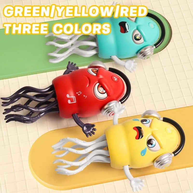 Dancing Octopus Toy – Rechargeable Light & Music 360° Rotating Tentacles (Random Colour) 4.webp