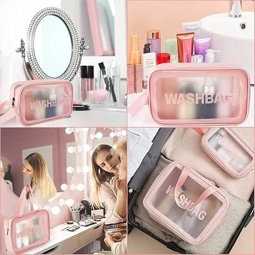 3 Pcs Wash Bag (Cosmetic Bag) Assorted Colors 3.webp