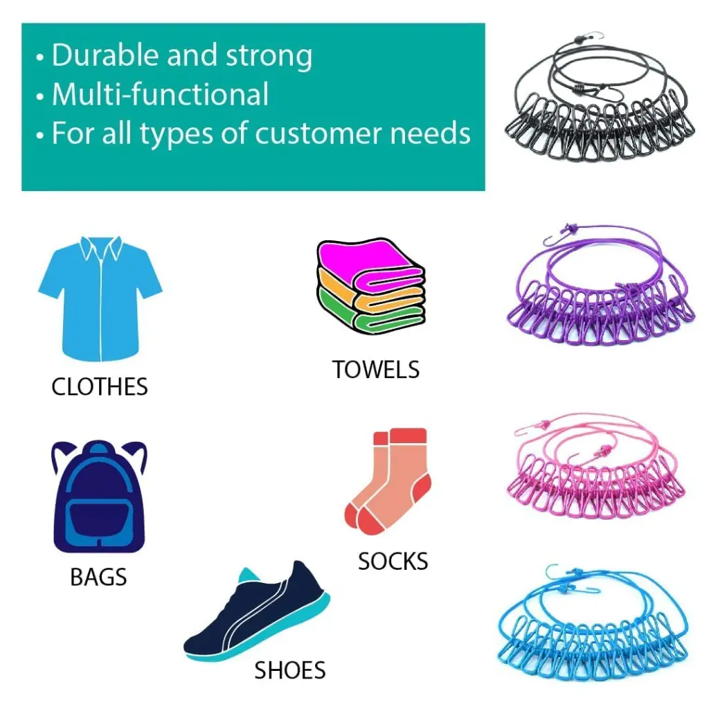 Cloth Drying Rope with Clips 3.webp