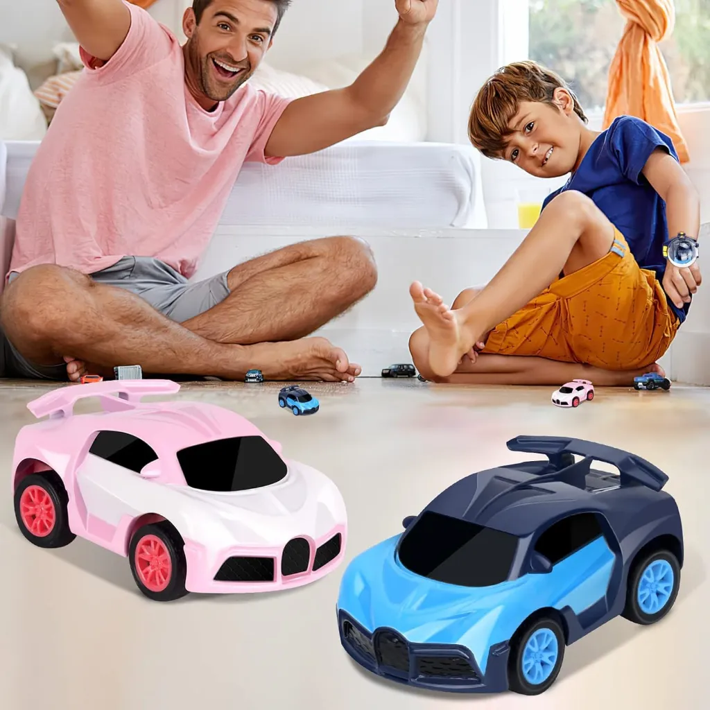 Watch Remote Control Car Toy - Mini Cartoon RC Car with Wrist Watch Controller - USB Rechargeable Racing Car Toy Gift for Kids Boys & Girls 8.webp