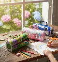 Password Suitcase Pen Box (Assorted Design) 3.webp