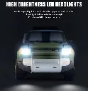Remote Control Defender Racing Car with Lights for Kids 2.webp