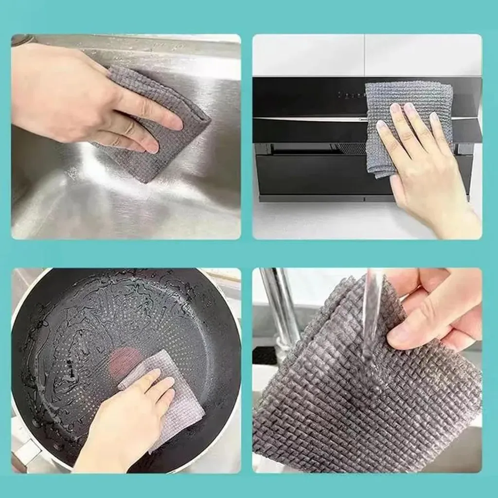 Kitchen Cleaning Scrub Roll – Heavy Duty Multipurpose Wipes (25 PCS) 3.webp