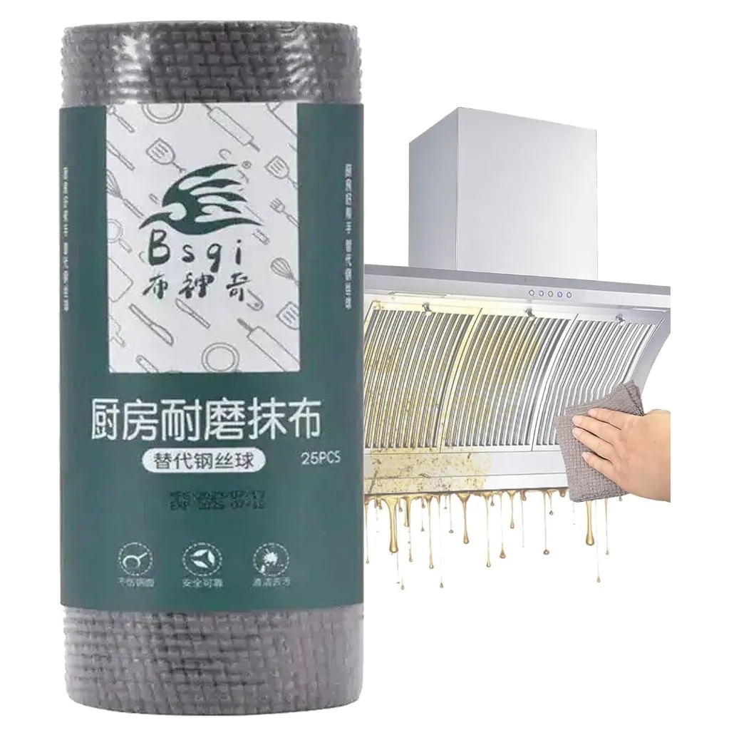 Kitchen Cleaning Scrub Roll – Heavy Duty Multipurpose Wipes (25 PCS) 1.webp
