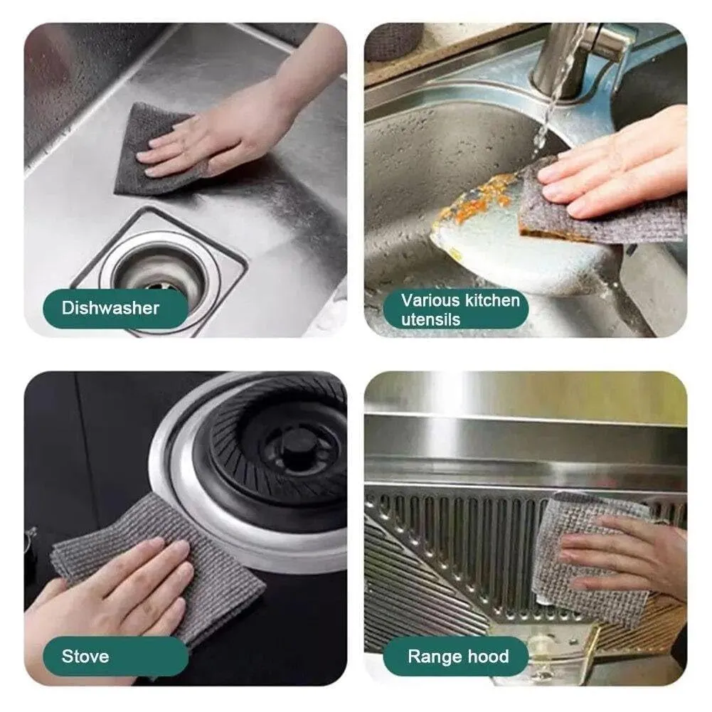 Kitchen Cleaning Scrub Roll – Heavy Duty Multipurpose Wipes (25 PCS) 4.webp