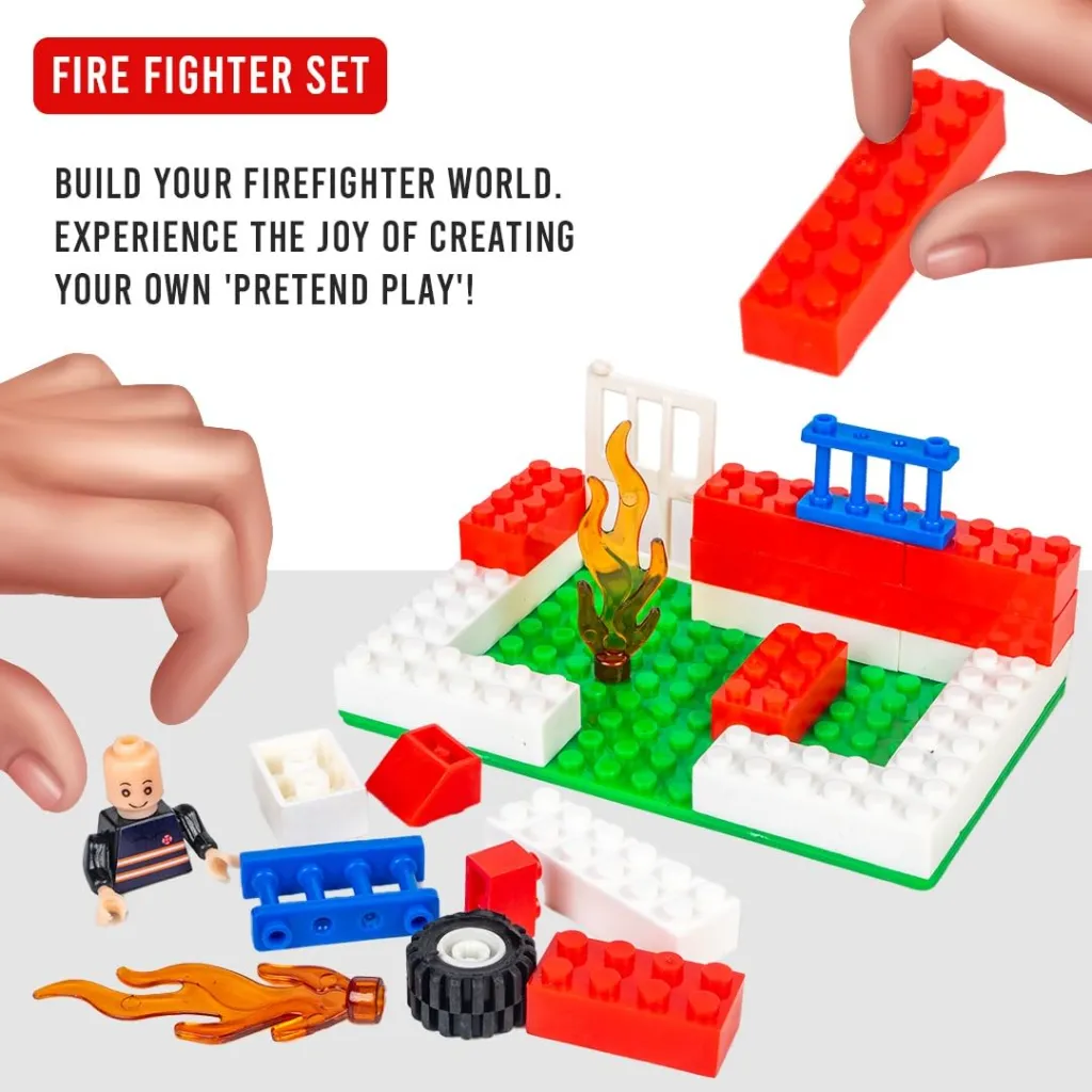 Fire Fighter Building Blocks (260+ Interlocking Blocks) 4.webp