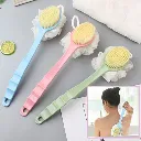 2 in 1 Long Handle Back Bath Brush with Loofah 3.webp