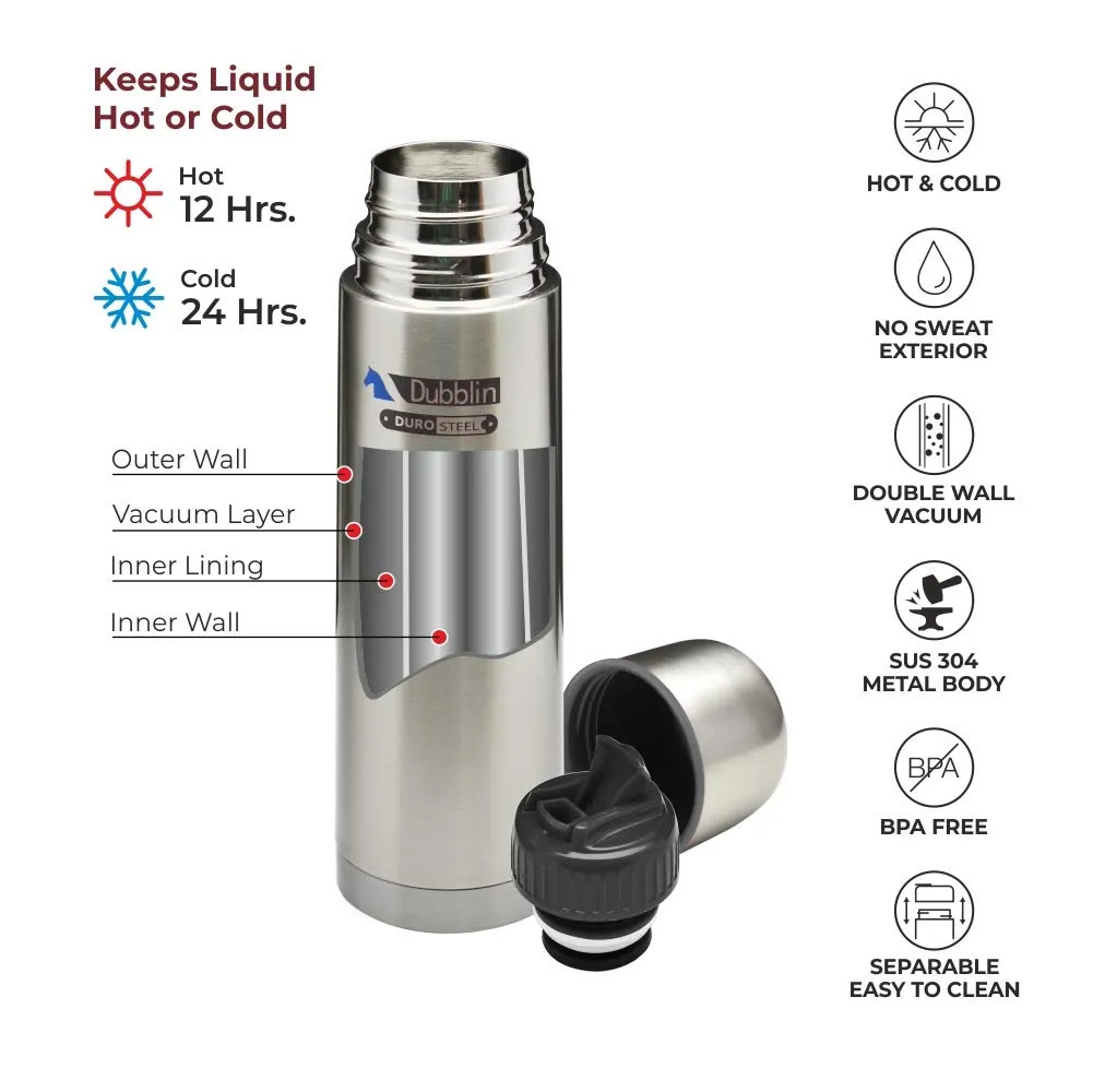 Dubblin Stainless Steel Vacuum Bottle (Stella 1000, 100ml)  3.webp