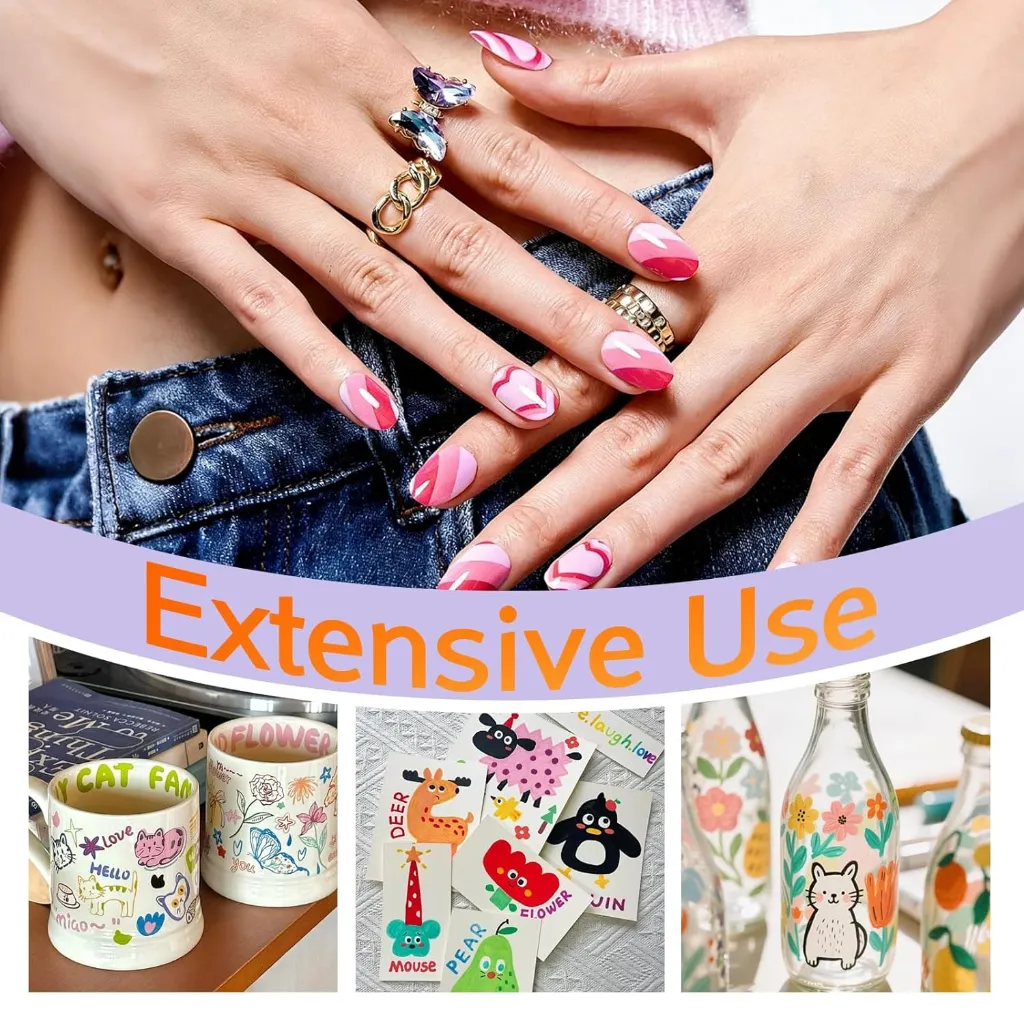 Nail Art Marker Pen Set (12 Colours, 0.5mm) 8.webp