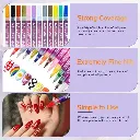 Nail Art Marker Pen Set (12 Colours, 0.5mm) 4.webp