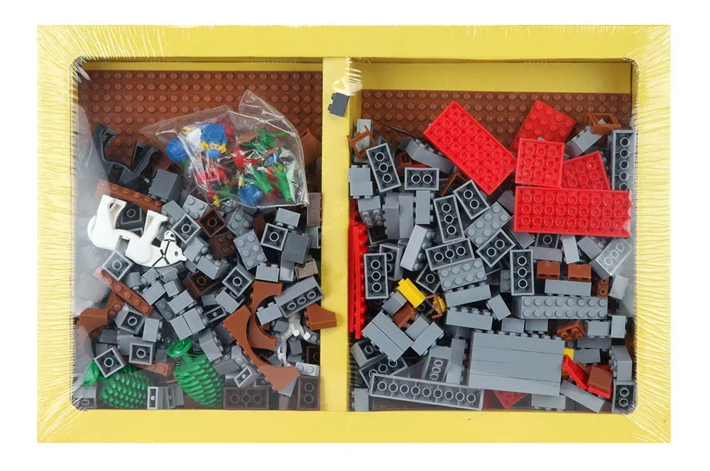 Peacock Smart Blocks Set - Castle Set with Warriors (575 Pcs Lego) - Interlocking Building and Construction Blocks 2.webp