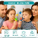 Ratna Magic Blow Pipe Set of 2 Floating Ball Game - Creative Magic Blowing Ball Toy with 2 Pipes & 4 Floating Balls, Indoor Party Game for Kids & Adults, Fun Family Activity, Ages 5+ 3.webp