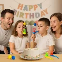 Ratna Magic Blow Pipe Set of 2 Floating Ball Game - Creative Magic Blowing Ball Toy with 2 Pipes & 4 Floating Balls, Indoor Party Game for Kids & Adults, Fun Family Activity, Ages 5+ 6.webp