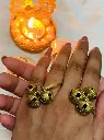 Ghungroo Kadi Finger Rings - Brass Ghungroo Bells Finger Clapping Ring for Home Temple, Pooja, Aarti, Bhajan, Kirtan & Festivals 2.webp