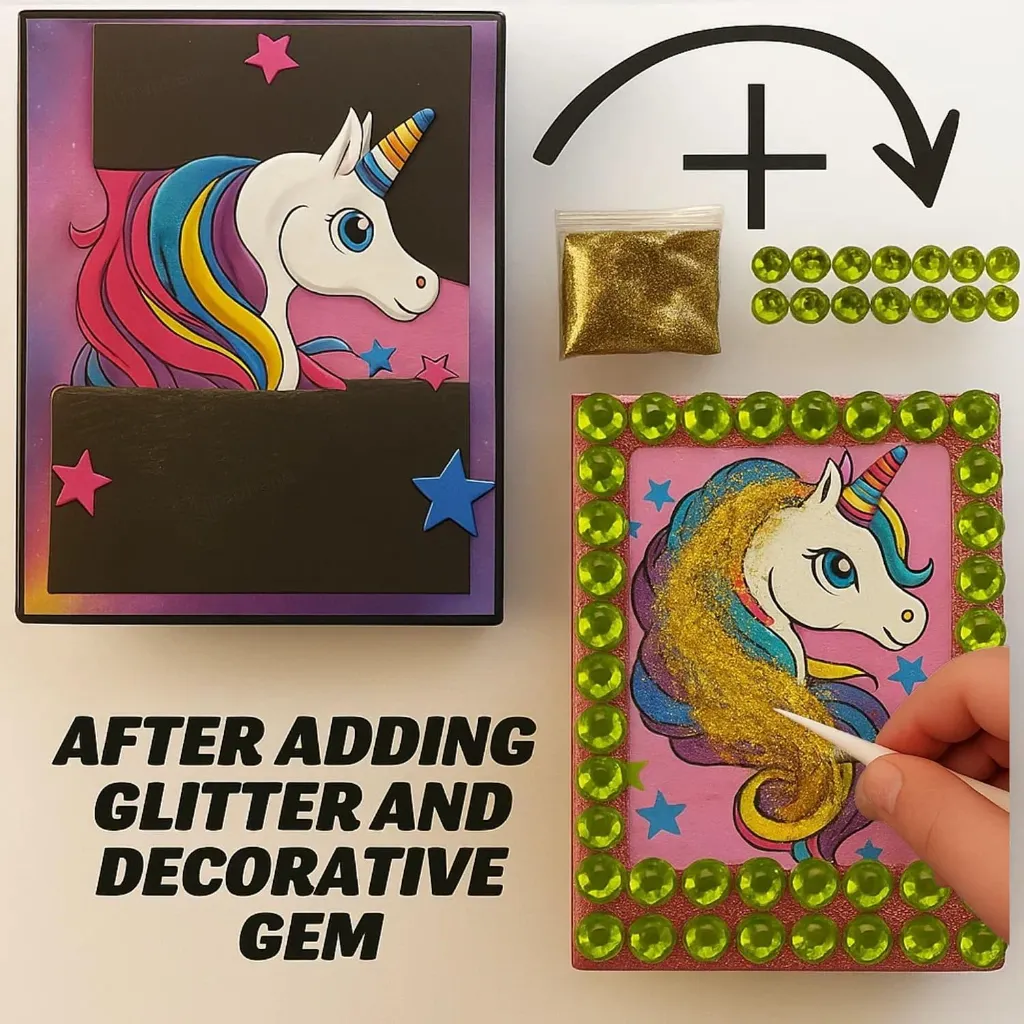 DIY Magical Scratch Art (Unicorn & Princess) 5.webp