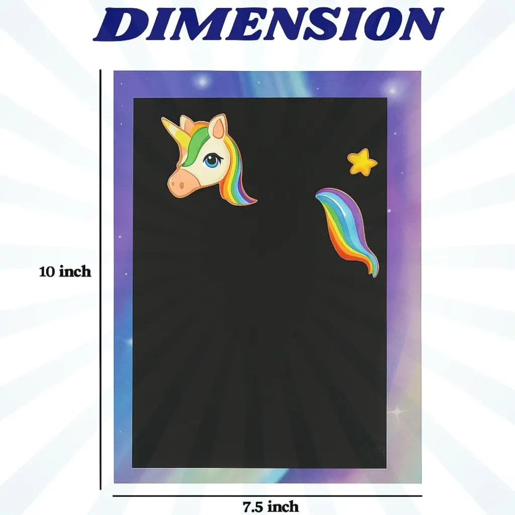 DIY Magical Scratch Art (Unicorn & Princess) 3.webp