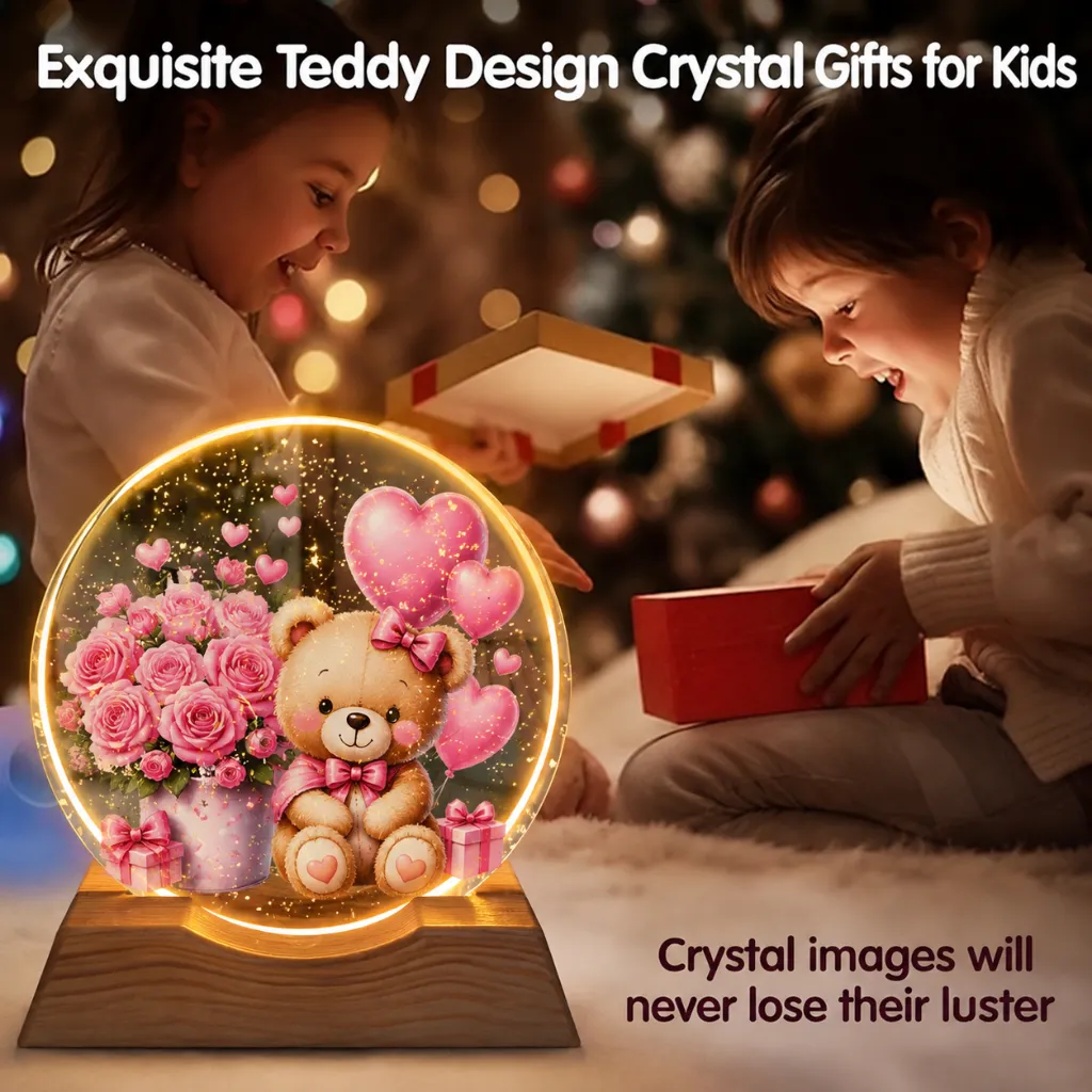 Acrylic LED Lamp with Wooden Base (Big Size) 2.webp