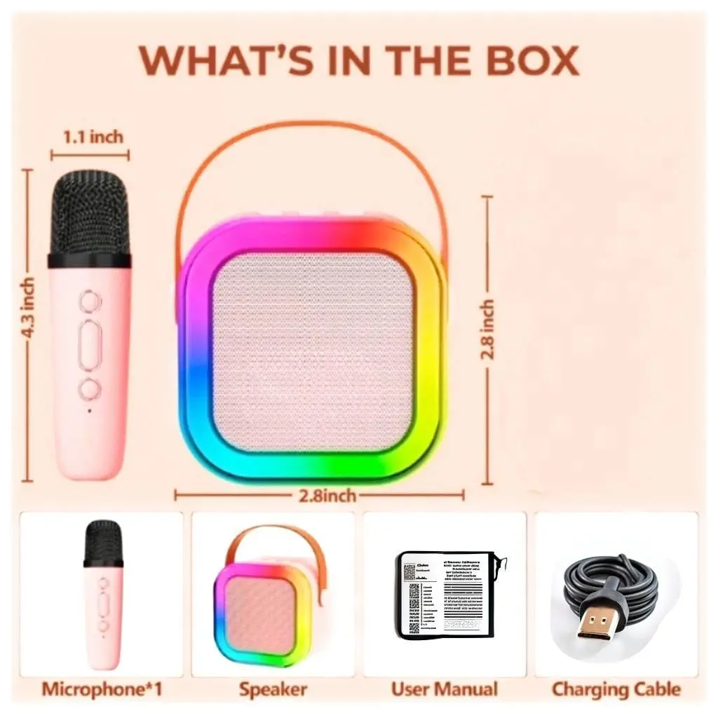 Karaoke Speaker with Mic 4.webp