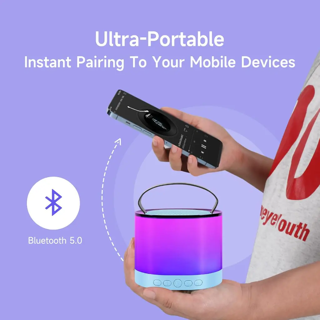 Karaoke Speaker with Dual Mike (K52) 6.webp