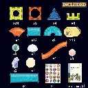 75 Pcs Light Magnetic Tiles for Kids – 3D STEM Building Blocks & Marble Run Toy Set 5.webp