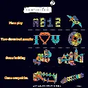 75 Pcs Light Magnetic Tiles for Kids – 3D STEM Building Blocks & Marble Run Toy Set 3.webp