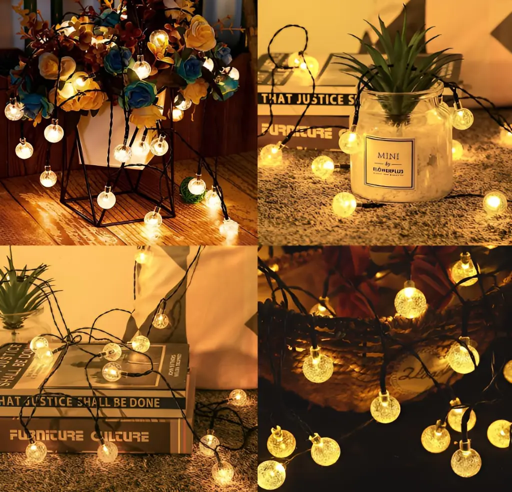 Crystal Ball Led String Light (4 Meters & 20 LED) 4.webp