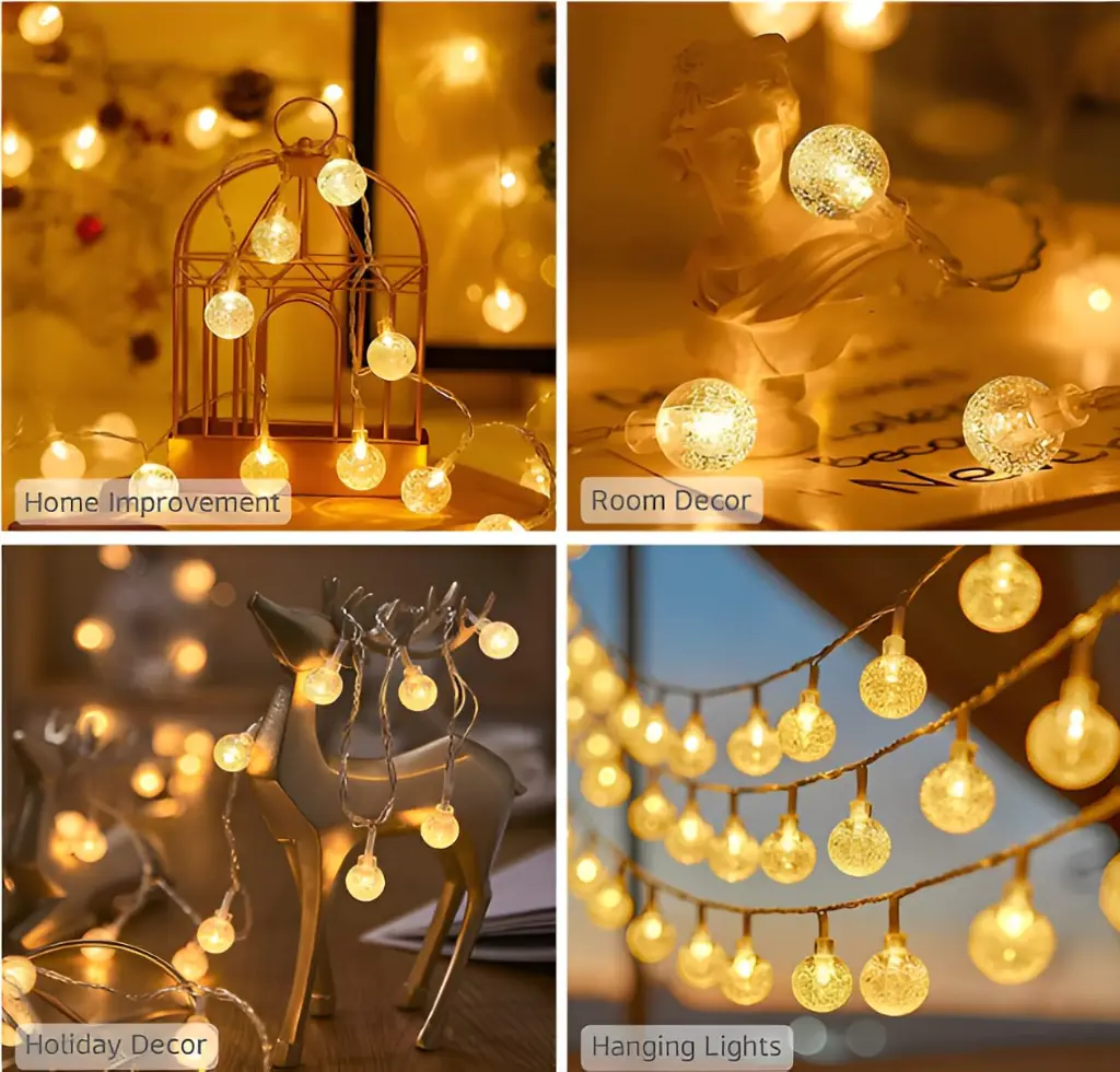 Crystal Ball Led String Light (4 Meters & 20 LED) 2.webp
