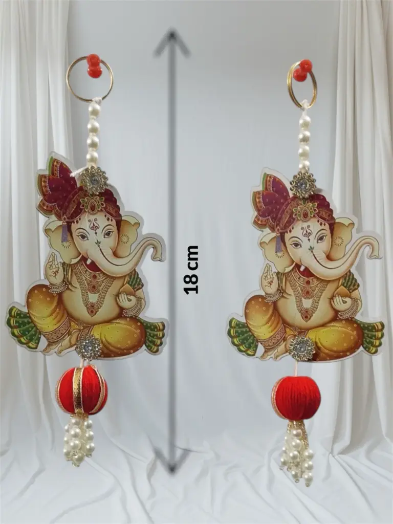 Ganesha Decorative Hanging (1 Pair) 2.webp