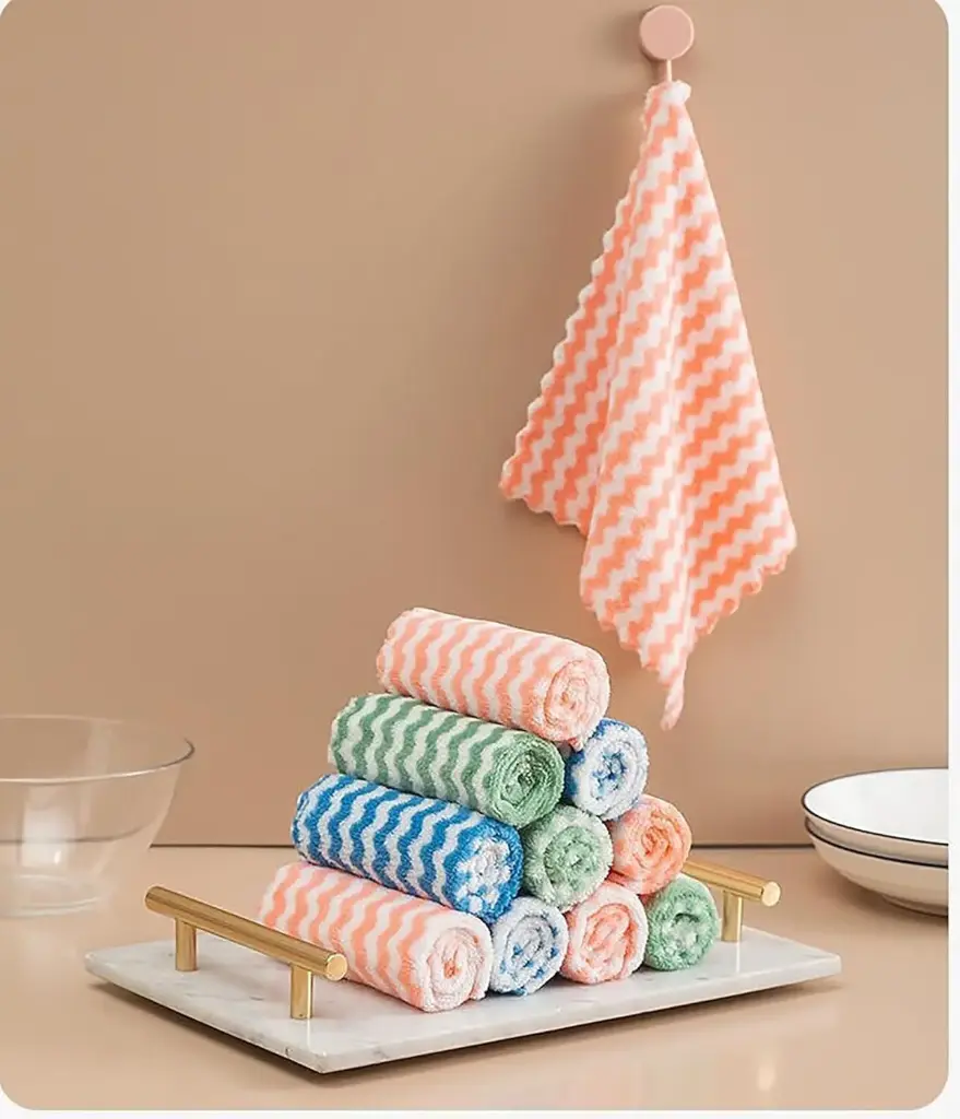 Microfiber Dish Cleaning Towel